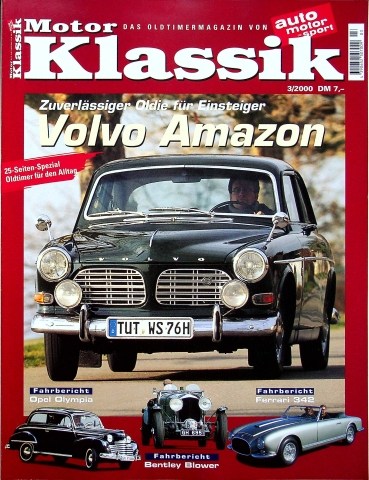 Deckblatt Motor Klassik (03/2000)